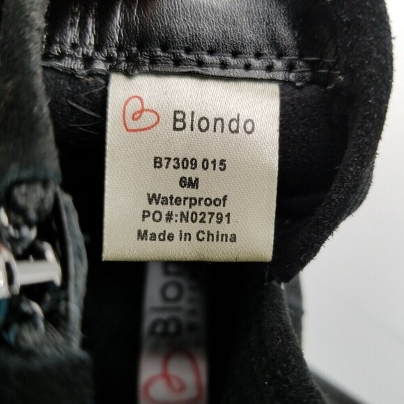 Blondo Womens Sawyer Waterproof Suede Ankle Bootie 6 - Picture 8 of 8